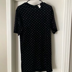 H&M sequin suede womens top